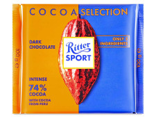 Шоколад "Ritter Sport" 74% Die Kraftige, 100г, Німеччина