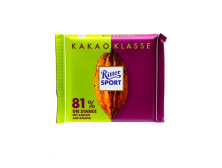 Шоколад "Ritter Sport" 81% Die Starke, 100г