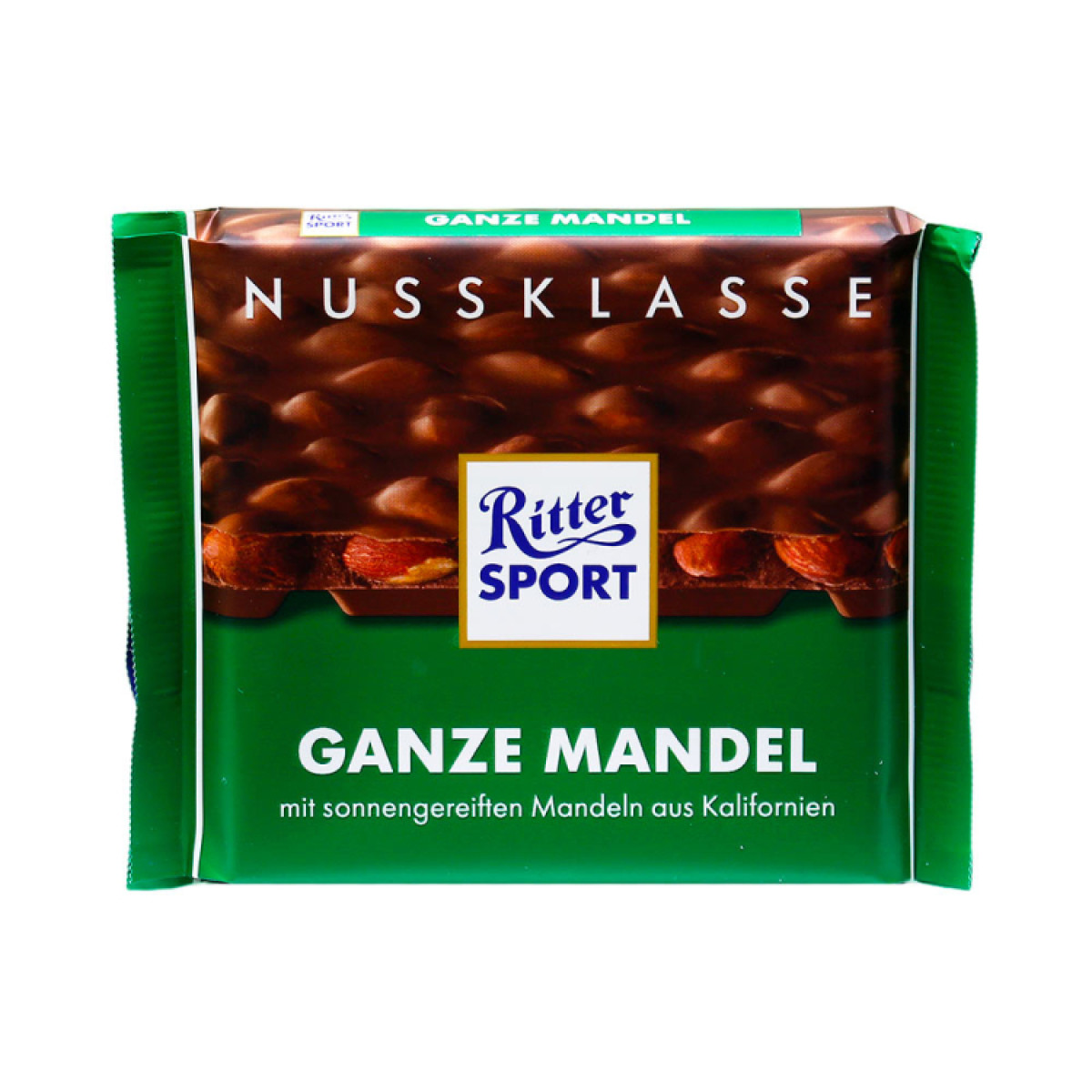 Шоколад "Ritter Sport" Ganze Mandel, 100г, Німеччина