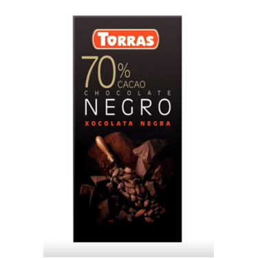 Шоколад "Torras" 70% какао, 80г, Іспанія