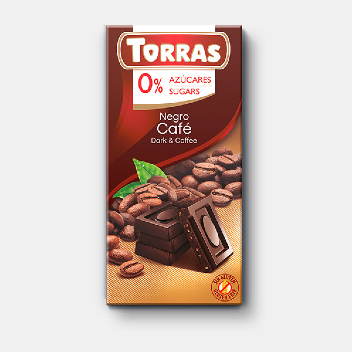 Шоколад "Torras" чорний чорний (без цукру), 75г, Іспанія