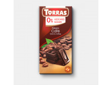 Шоколад "Torras" чорний чорний (без цукру), 75г