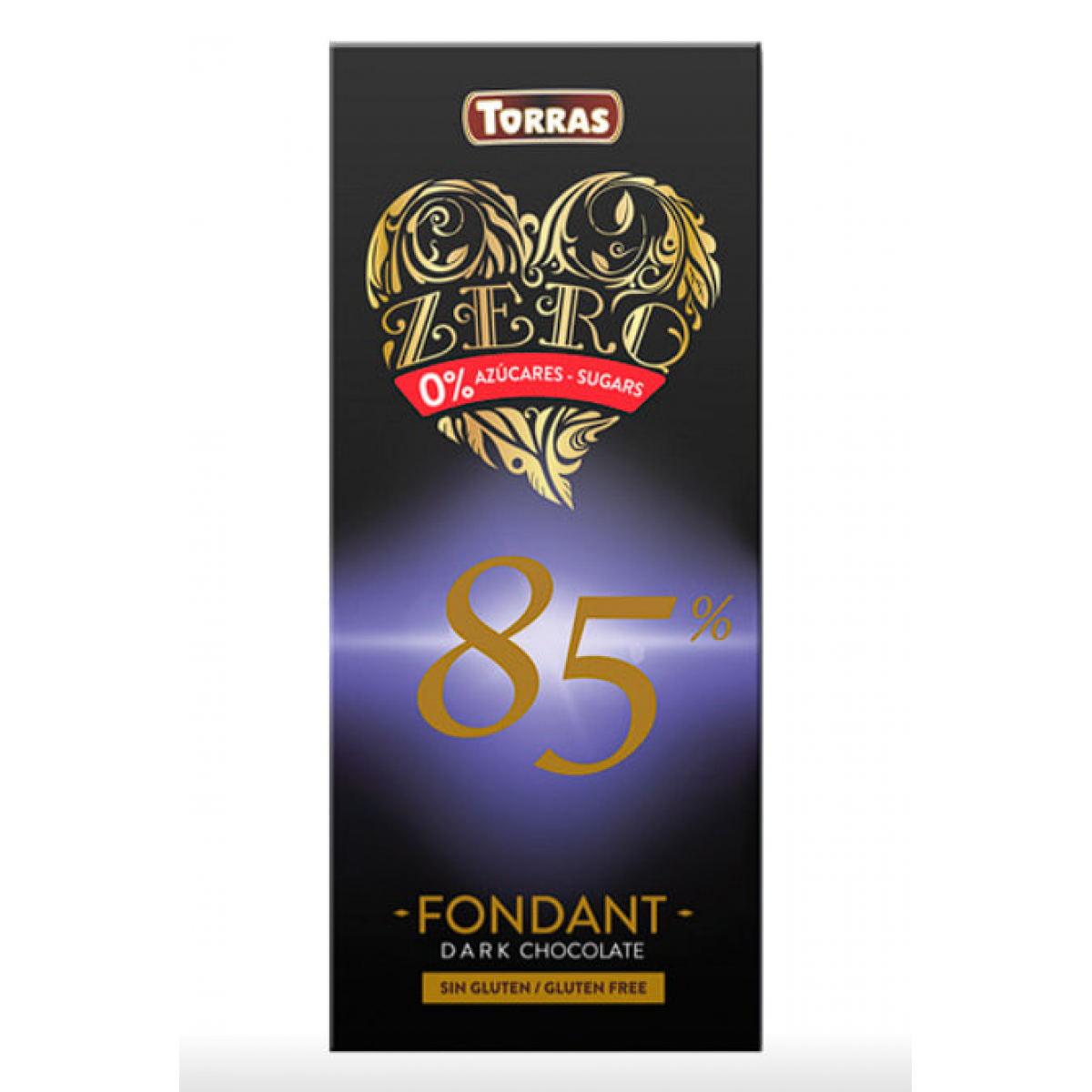 Шоколад "Torras" Fondant Dark 85% (без цукру), 100g, Іспанія