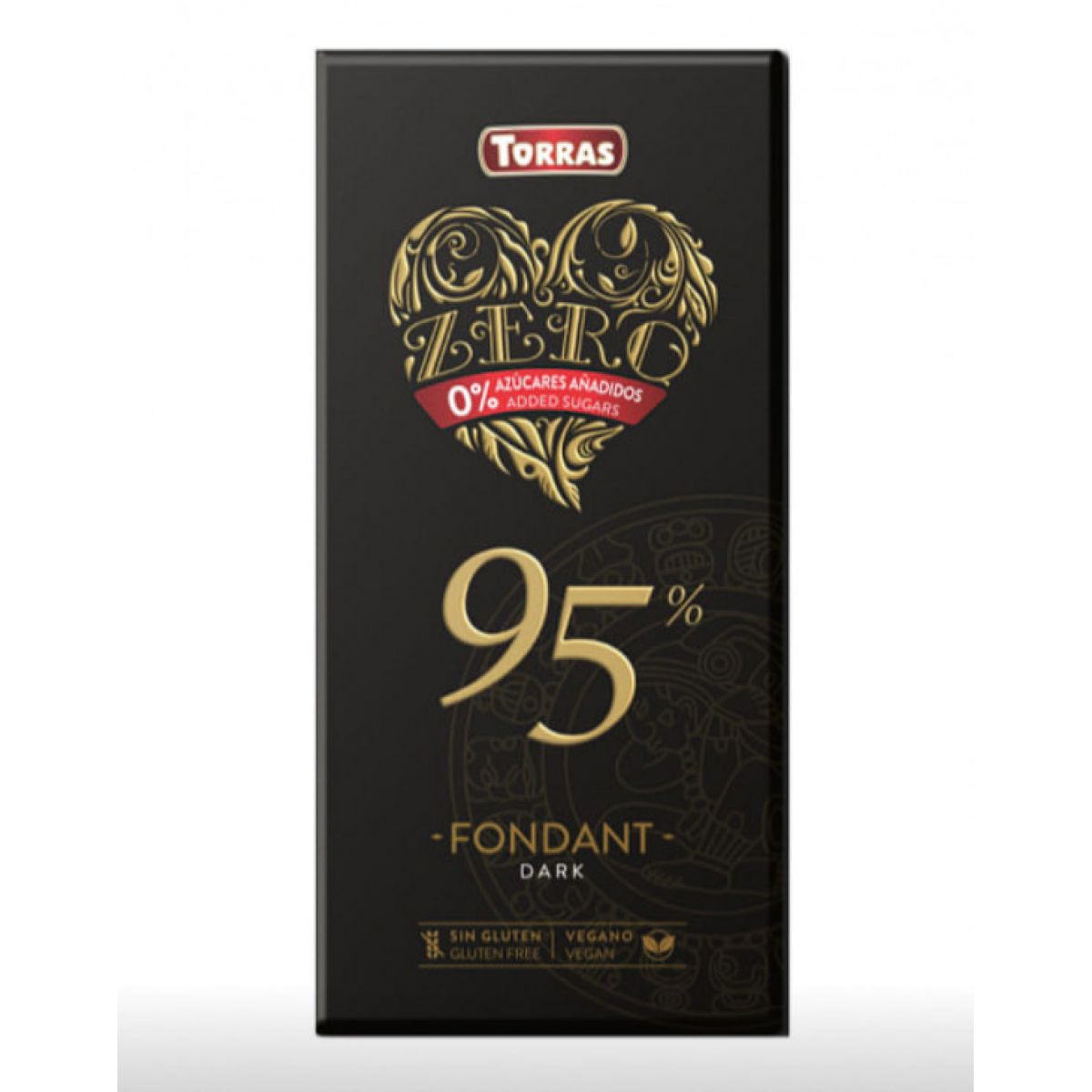 Шоколад "Torras" Fondant Dark 95% (без цукру), 100g, Іспанія
