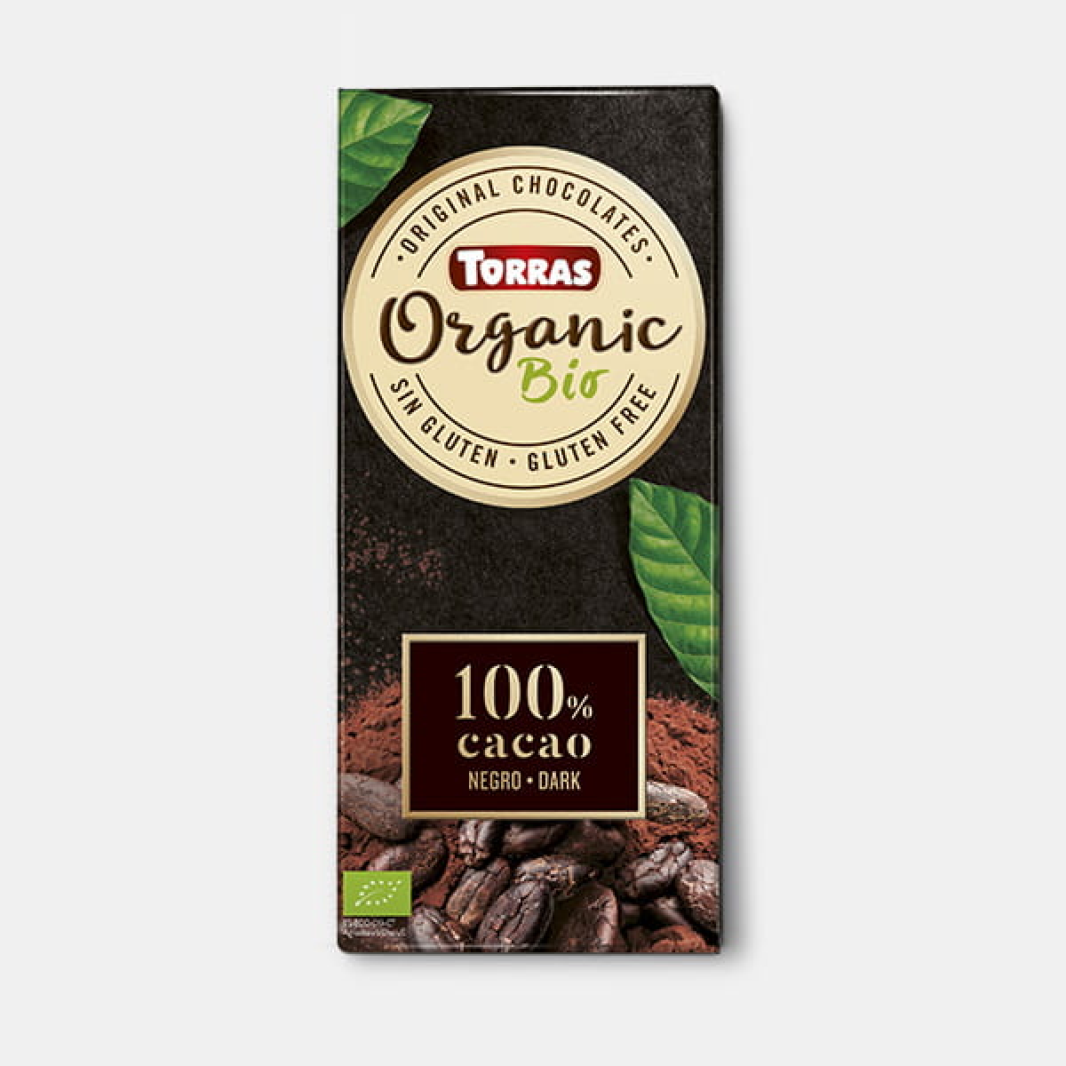 Шоколад "Torras" organic 100%, 100г, Іспанія