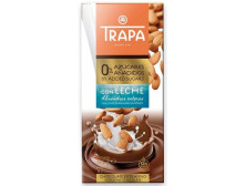 Шоколад "TRAPA" INTENSO  без цукру,  молочний з мигдалем, 175г