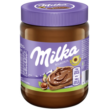 Шоколадна паста "Milka" з горіхом 350 г, Швейцарія