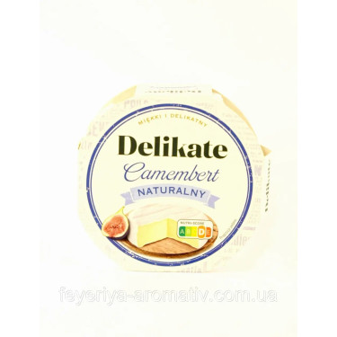 Сир "Delikate" Camembert Naturalny, 120г, Польща