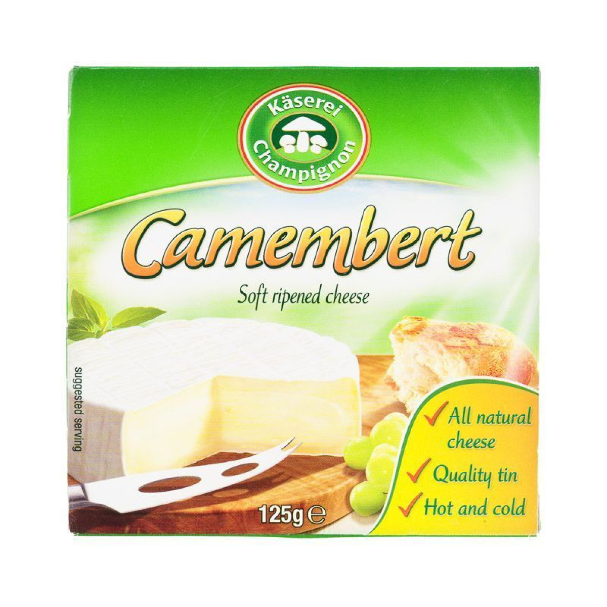 Сир "Kaserei" Камамбер 50%, 125г, Німеччина