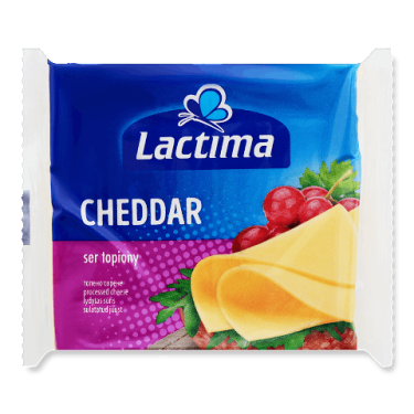 Сир "Lactima" Cheddar 130 г, Польща