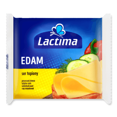 Сир "Lactima" Edam, 130г, Польща