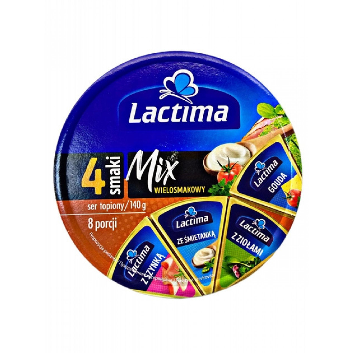 Сир "Lactima" mix, 140г, Польща