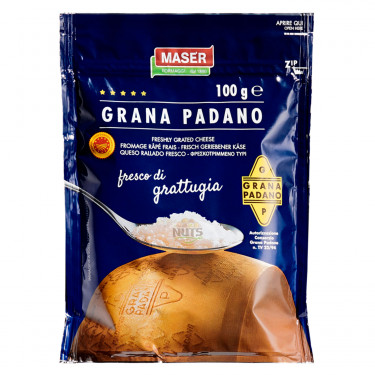 Сир "Maser" тертий Грана Подано, 100г, Італія
