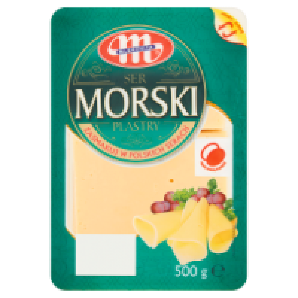 Сир "Mlekovita" Ser Morski, 500г, Польща