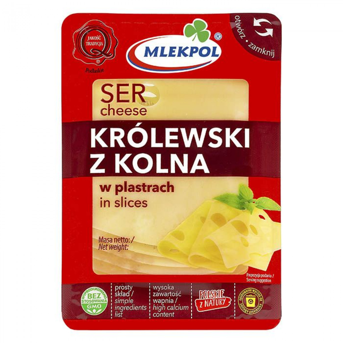 Сир "Mlekpol" Krolewski z kolna, 400g, Польща