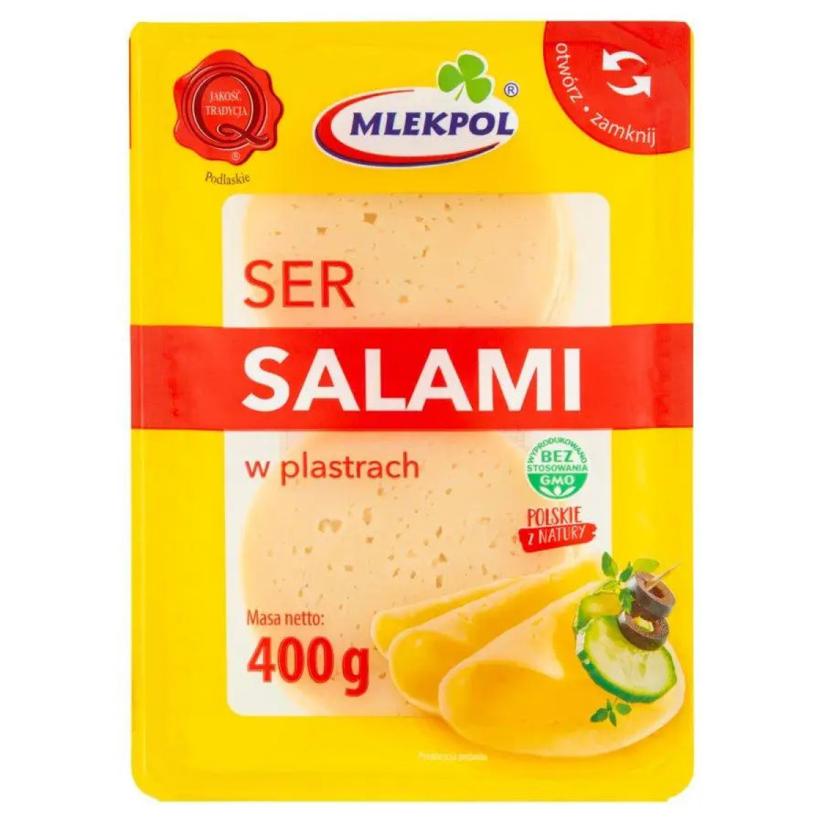 Сир "Mlekpol" Salami, 400г, Польща