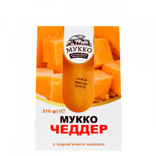 Сир "Мукко" Чеддер, 210г