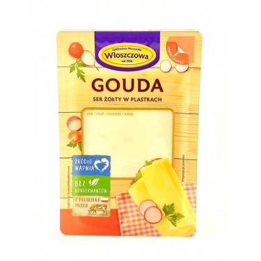 Сир "Wloszczowa" Gouda 400г, Польща