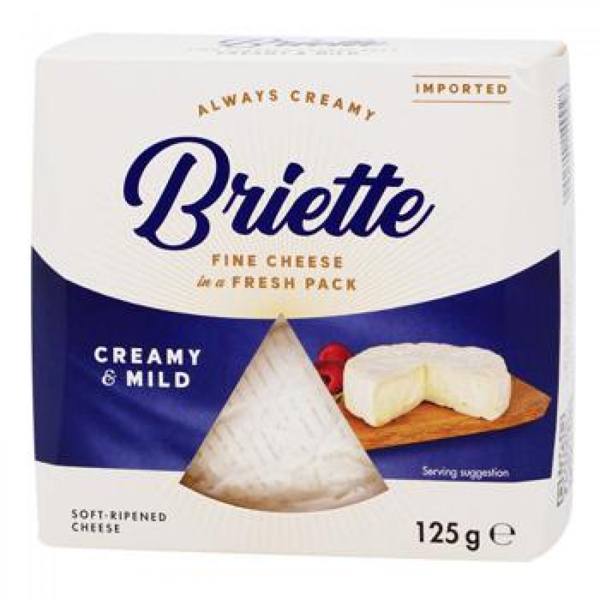 Сир з пліснявою "Briette" Creamy&Mild, 125г, Німеччина