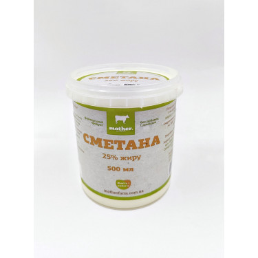 Сметана "Mother" 25%, 500г, Україна