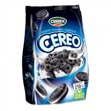 Сухі завтраки "Cerera" хрусткі кільця, 210г, Литва