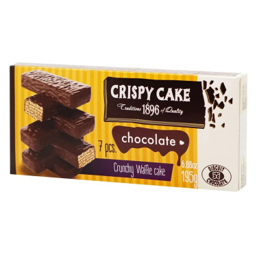 Торт ваф. "Biscuit Chocolate" Crispy Шоколадний, 195г, Україна