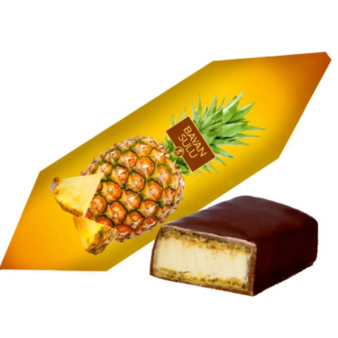 Цукерки "Bayan Sulu" ваф. ананас, 100г, Туреччина
