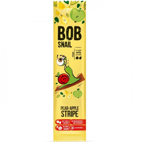 Цукерки "Bob Snail" Яблуко-Груша, 14г
