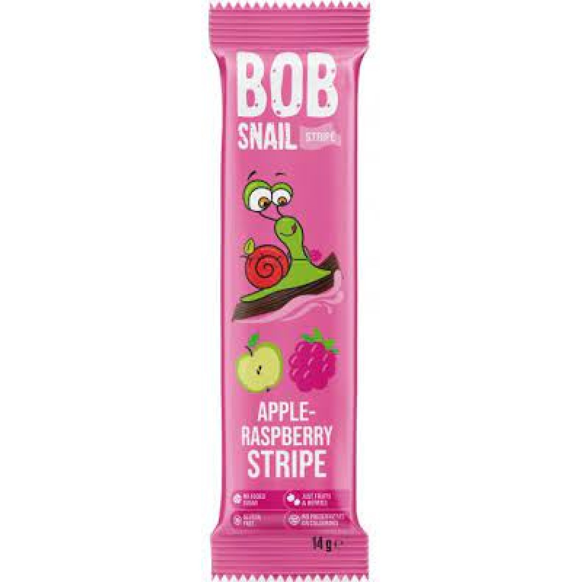 Цукерки "Bob Snail" Яблуко-Малина, 14г, Україна