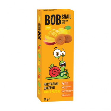 Цукерки "Bob Snail" з манго, 30г, Україна