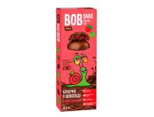 Цукерки "Bob Snail" з яблуком та полуницею в молоч. шокол., 30г