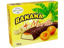 Цукерки "Hauswirth" Banana Marille/ абрикос, 150г