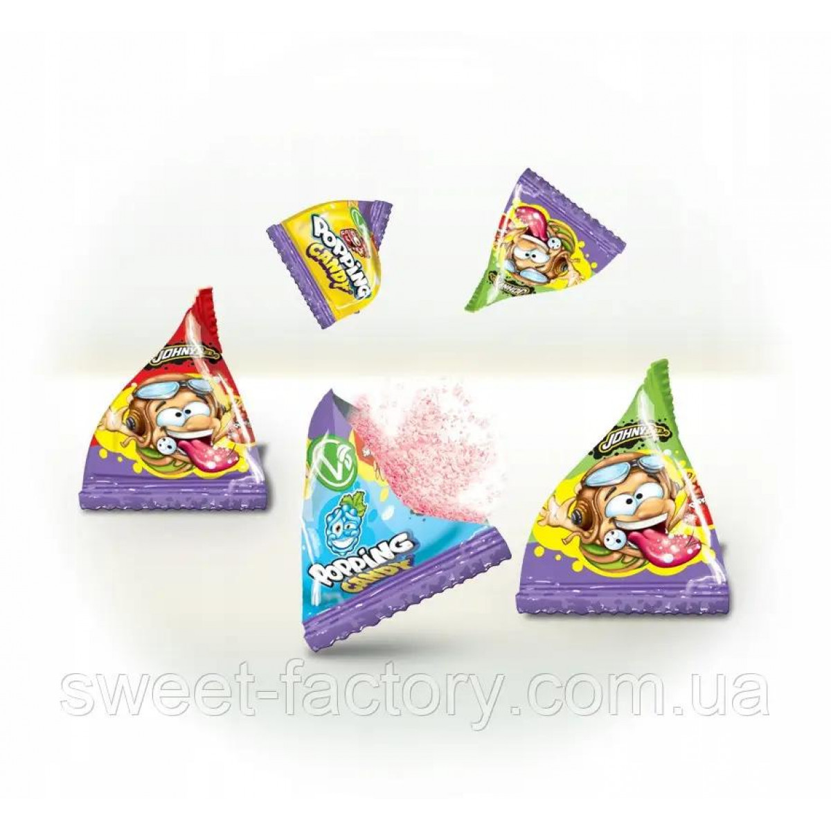 Цукерки "Johny Bee " Candy Popping,3 г, Польща