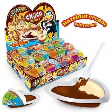 Цукерки "Johny Bee " Choco Hearts , 15 г, Польща