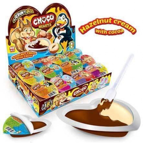 Цукерки "Johny Bee " Choco Hearts , 15 г
