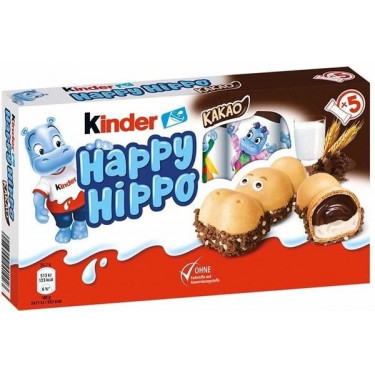 Цукерки "Kinder" Happy hippo шоколадне, 103.5г, Німеччина