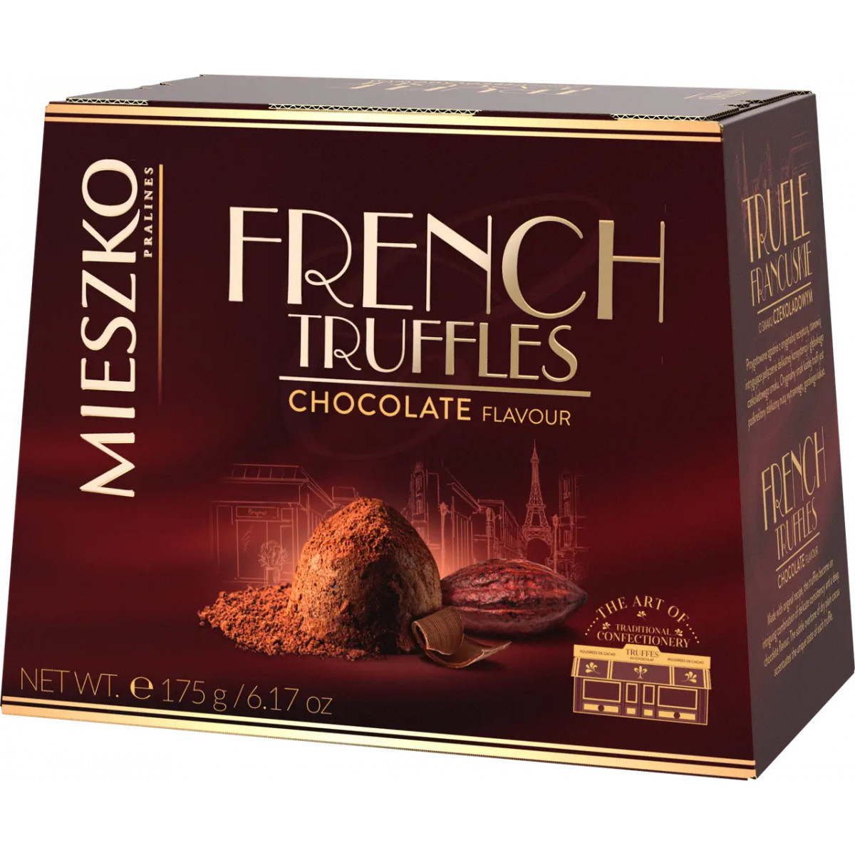 Цукерки "Mieszko" French truffles з шоколадом, 175г, Польща