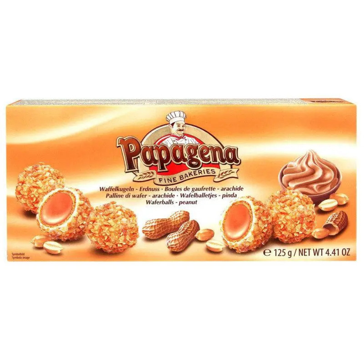 Цукерки "Papagena" горіхова, 120г, Австрія