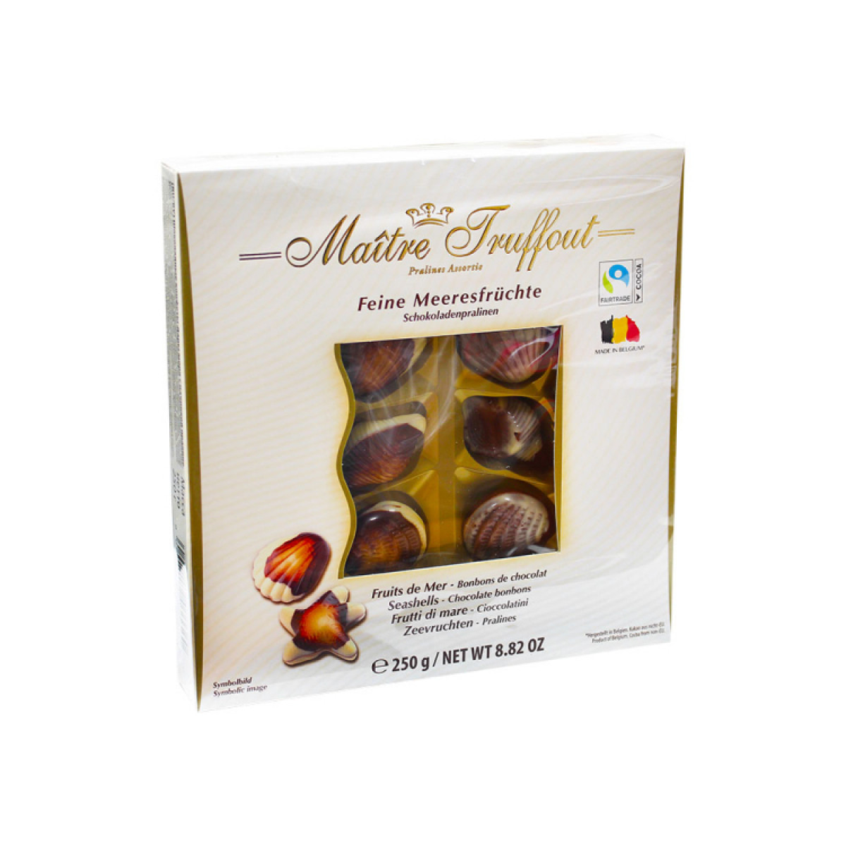 Цукерки ракушки "Pralines sea Shells", 250г, Австрія