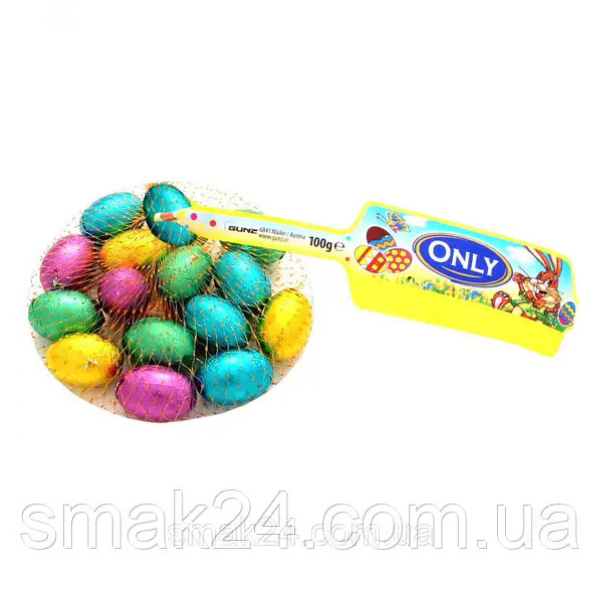 Цукерки "Шоколадні Яйця" мiкс, 100 г, Україна