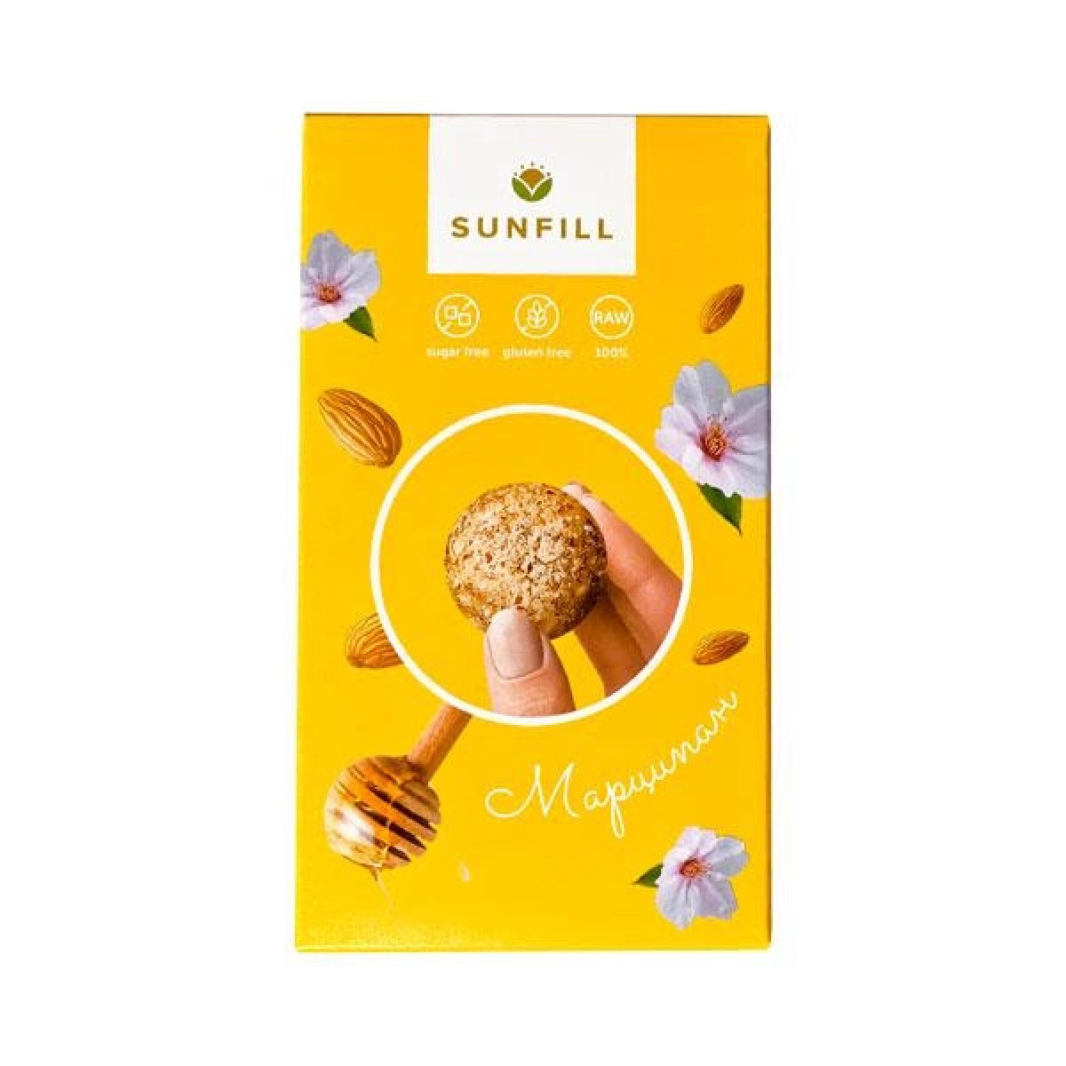 Цукерки "Sunfill" Марципан, 150г, Україна