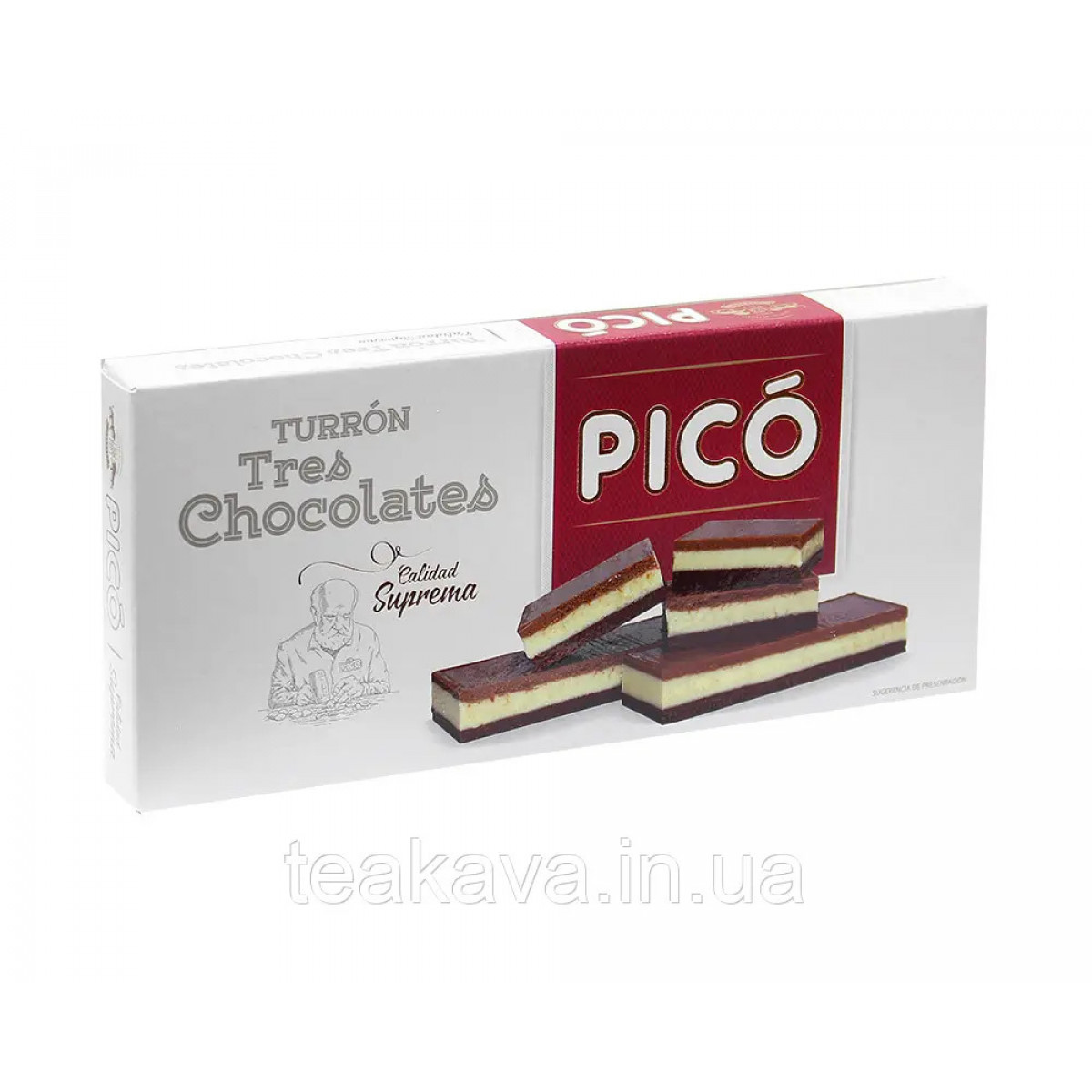 Туррон "Pico" 3 шоколада, 200г, Іспанія