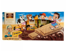 Вафлі "Feiny Biscuits" Wafers Choco(з дітьми), 225г
