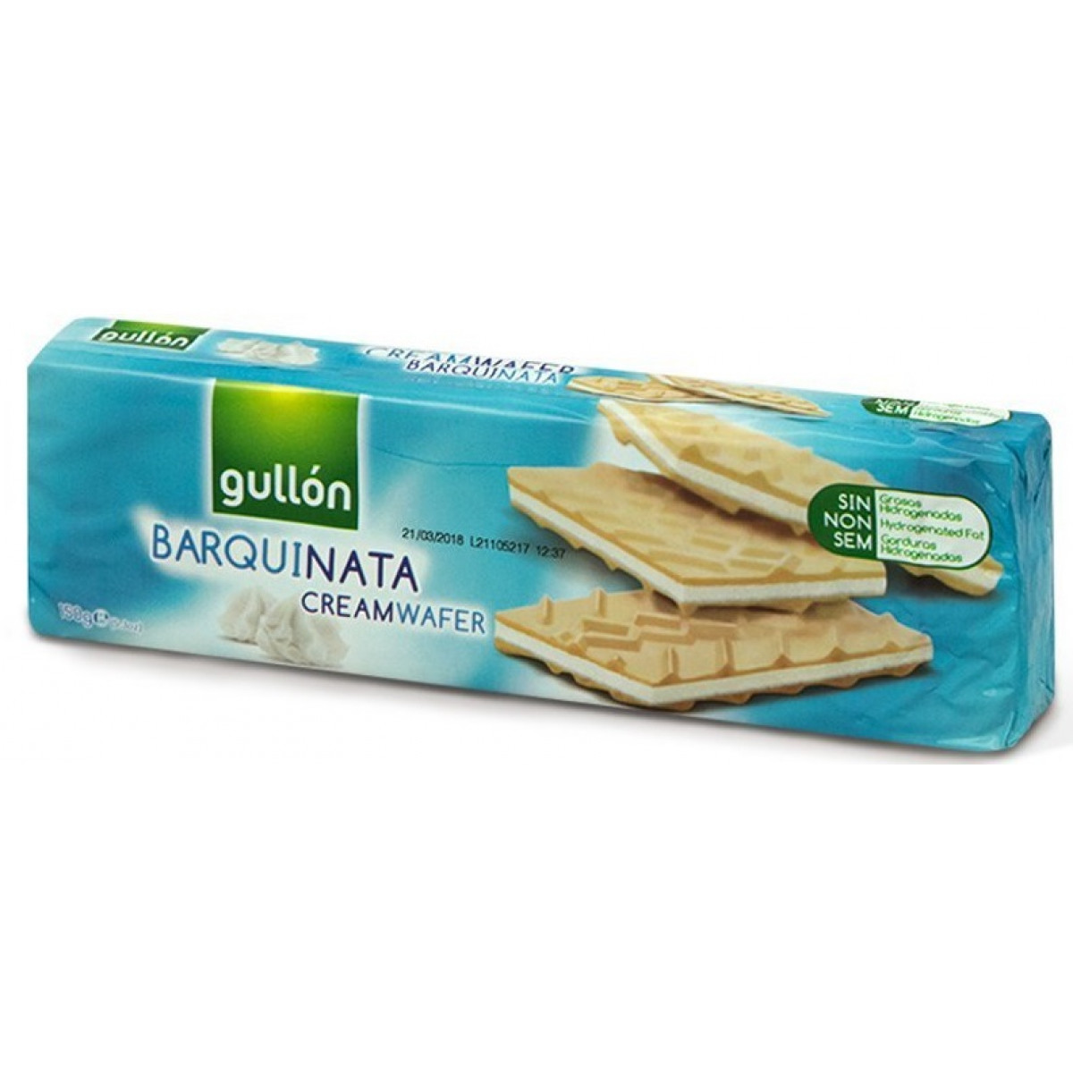 Вафлі "GULLON" Barquinata, 150г, Іспанія