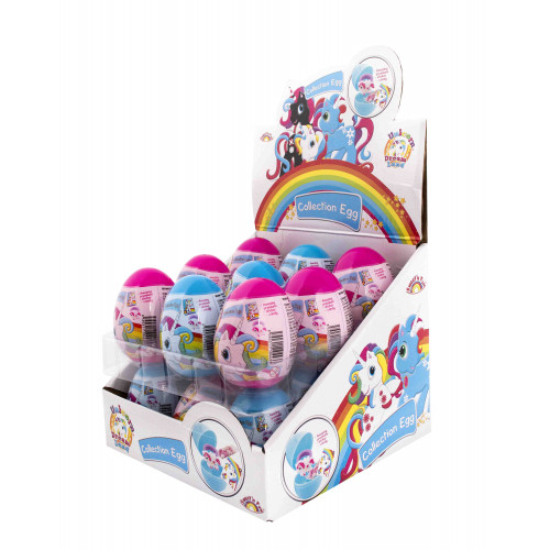 Яйця "Sweet'n Fan"  Unicorn Plastic  Eggs, 10г