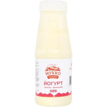 Йогурт "Мукко" персик-маракуйя, 250г, Україна
