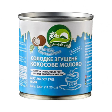 Згущене молоко "Nature`s Charm" Кокосове, 320г, Таїланд