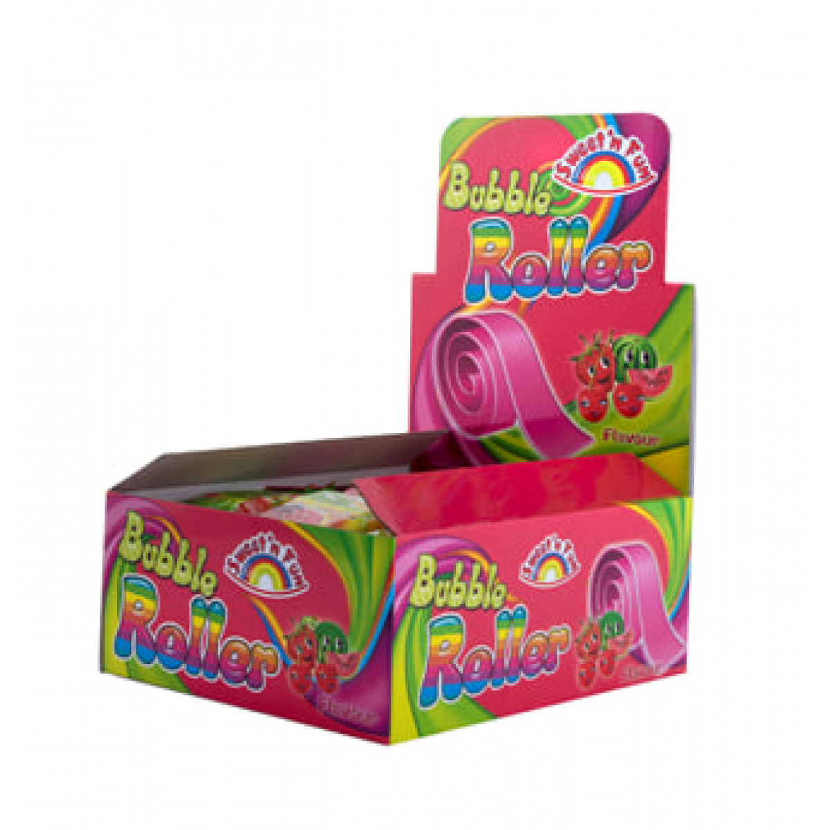 Жув.гумка "Johny Bee" Bubble Gum Roller mix, 15 г, Польща