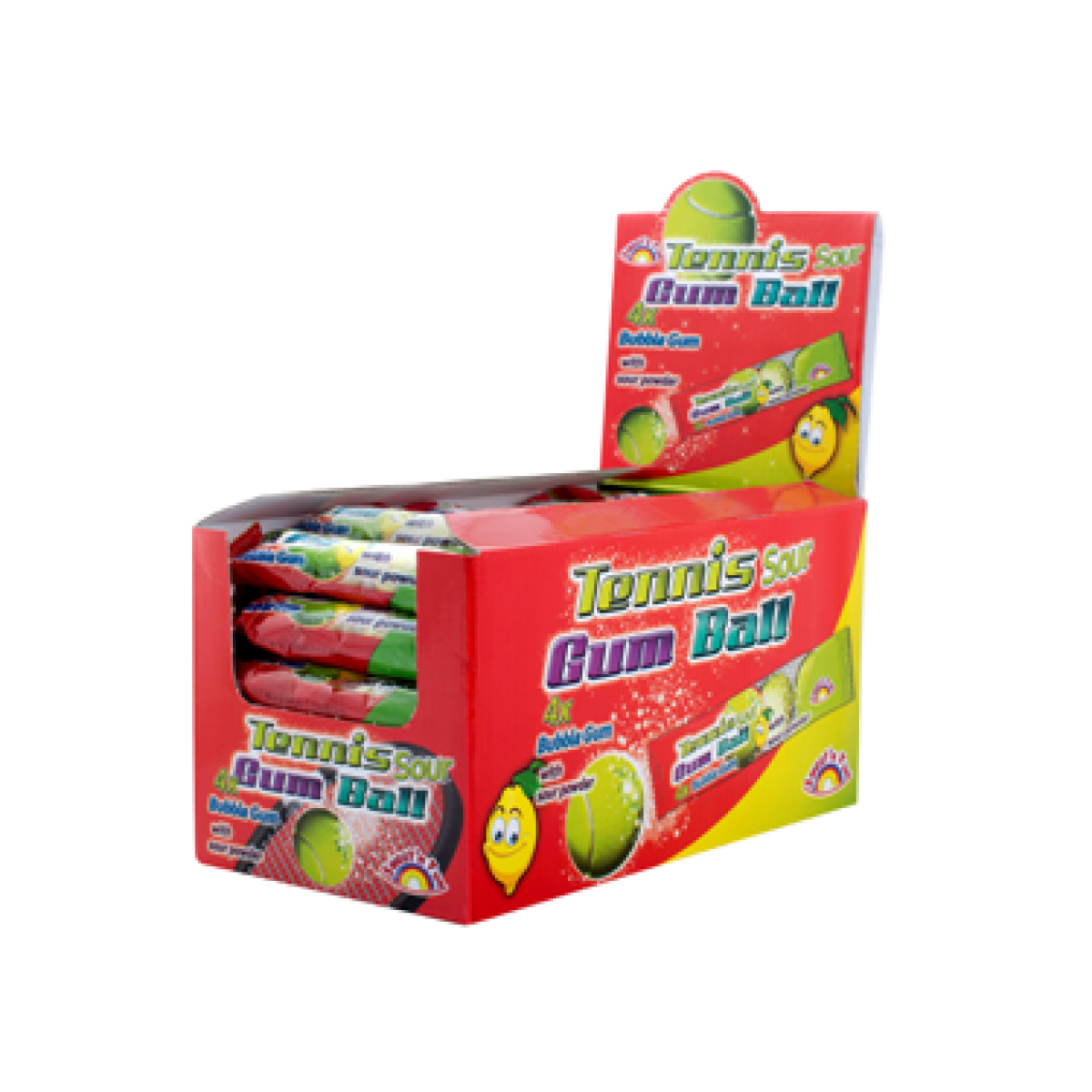 Жув.гумка" Johny Bee"Tennis ball bubble gum, 20 г, Польща