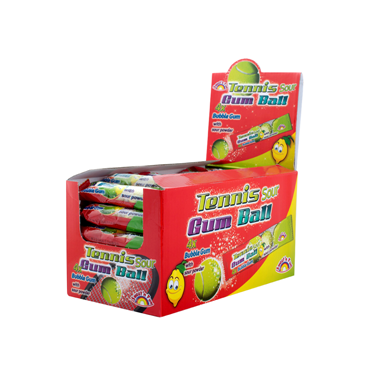 Жув.гумка" Johny Bee"Tennis ball bubble gum, 20 г, Польща